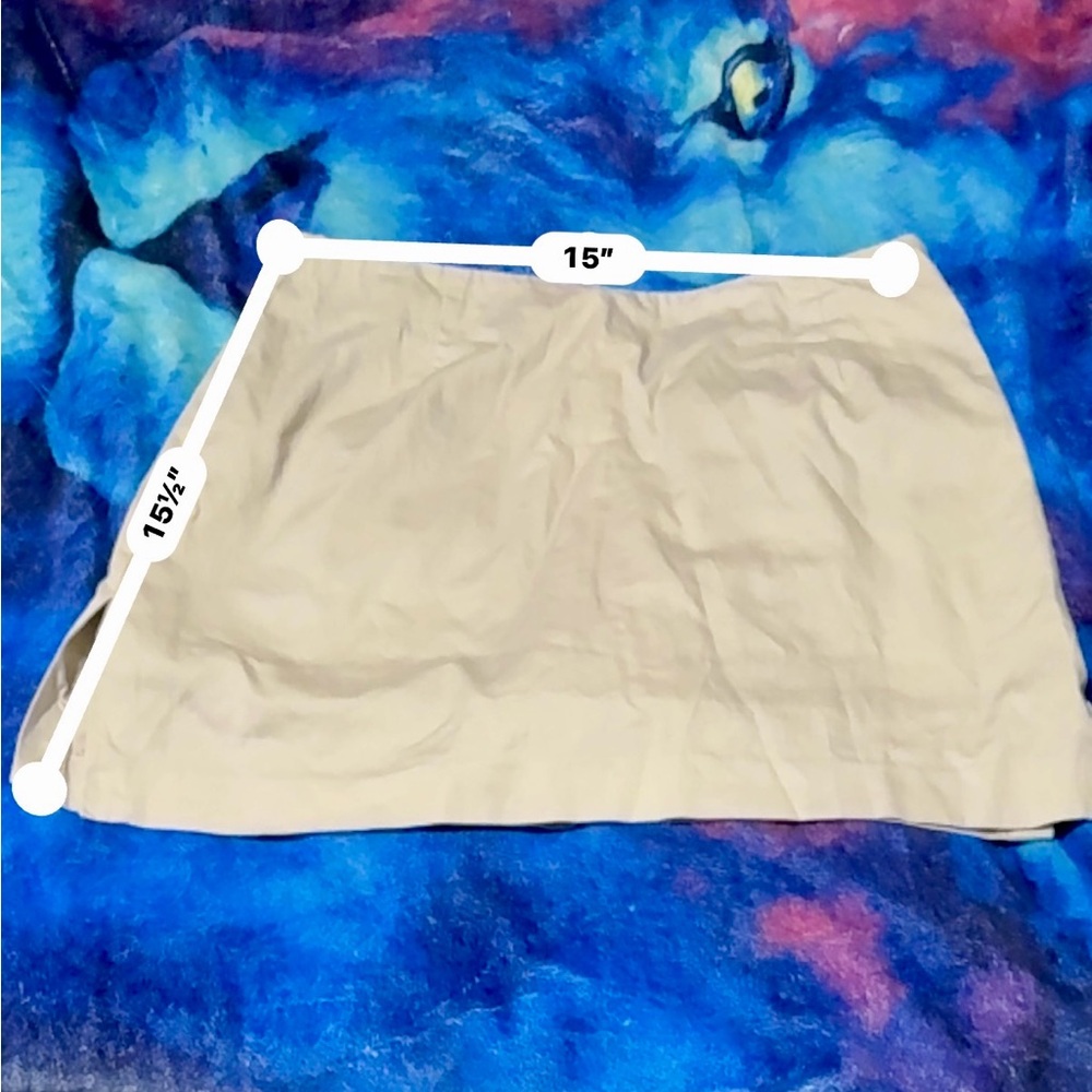 Elegant Beige Eric Casual Skort with shorts attached